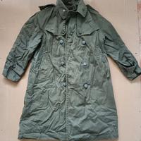 Impermeabile di tipo militare anni 70 con cintura