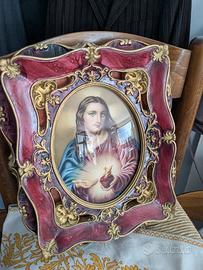 Sacro cuore Gesù ceramica