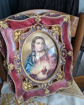 Sacro cuore Gesù ceramica