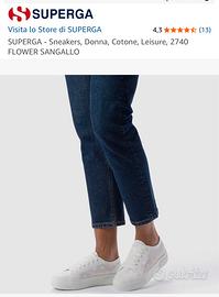 Superga 2740 Flower Sangallo taglia 39