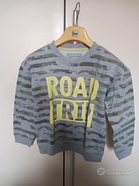 Felpa a righe grigia 7/8 anni marca Pimark