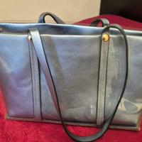 Borsa le NAIDI, color azzurro metallizzato