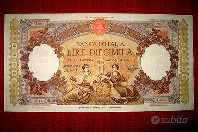 10000 lire CAPRANESI Regine del Mare Italia