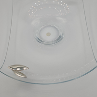 Centrotavola cristallo argento