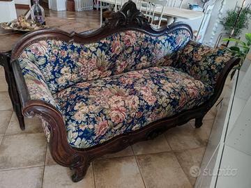 Divano a barca XIX sec, 170x60 ottime condiz