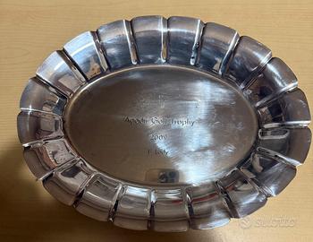 Vassoio Trofeo Golf Agadir  Silver Plate Sheffield