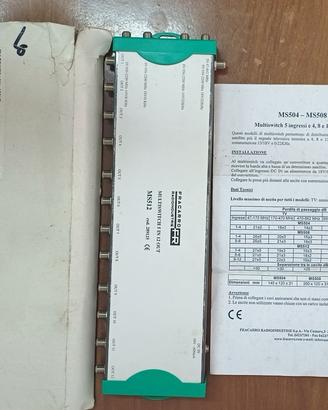 multiswitch satellitare fracarro 5 in 12 out 