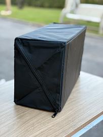 Scatole porta scarpe stoffa nera ikea x8