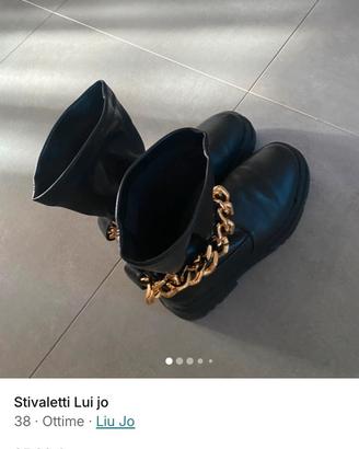 Stivaletti /scarpa Lujo con catena gioiello rimovi
