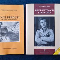 2 libri su olocausto deportazione e campi concentr