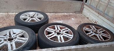 4 cerchi in lega con attacco fiat  raggio 14 