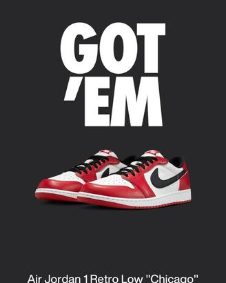 Jordan 1 Low Retro “Chicago” OG