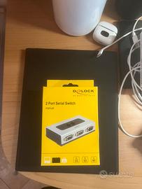 Delock 87729 Switch seriale a 2 porte Nuovo