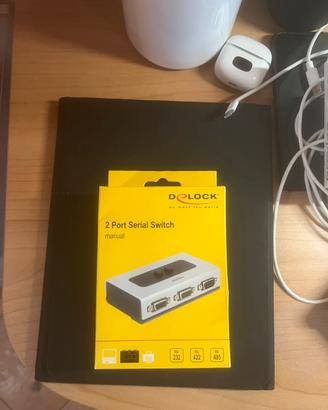 Delock 87729 Switch seriale a 2 porte Nuovo