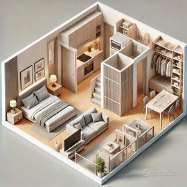 BUFALOTTA - Bilocale - UTENZE COMPRESE