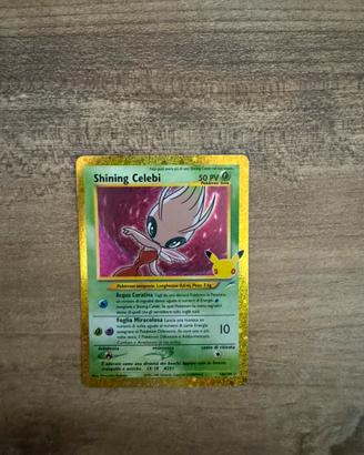 Carta pokemon celebi 106/105 del 30anniversario