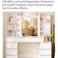 consolle da trucco