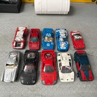 Lotto 10 modellini supercar 1/24  rotti