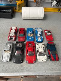 Lotto 10 modellini supercar 1/24  rotti