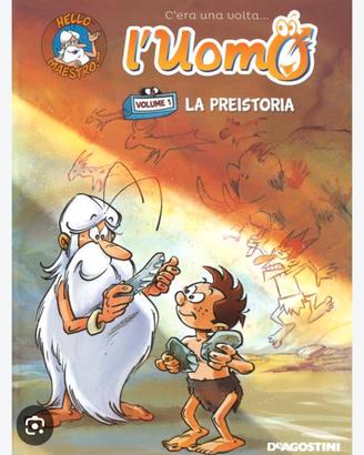 Collezione di libri e dvd "C'era una volta l'uomo"