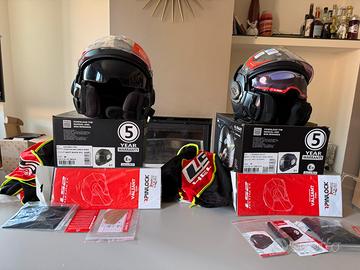 Casco Valiant LS2 modulare FF399 taglia M coppia