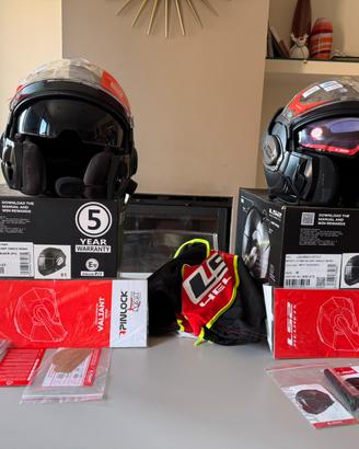 Casco Valiant LS2 modulare FF399 taglia M coppia
