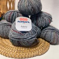 : Lotto 7 Gomitoli Lana Adriafil Asterix