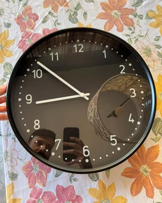 Orologio da parete IKEA BONDIS nero come nuovo