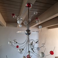 Lampadario in vetro di murano