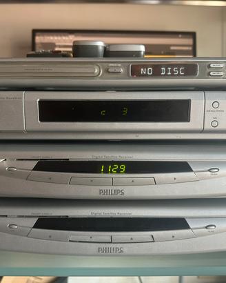 Decoder goldbox Philips + lettore DVD Philips
