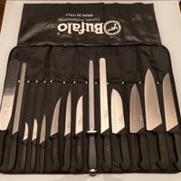 Set 14 coltelli professionali Bufalo con fodero