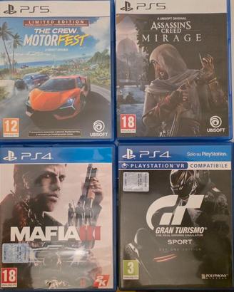 Videogiochi Ps4 e Ps5