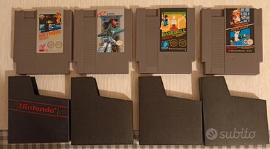 Lotto 4 videogiochi Nintendo Nes PAL A Loose,rari!