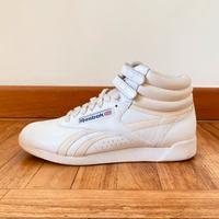 Reebok Freestyle Hi bianche e beige 38