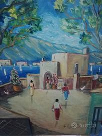 Dipinto:Marina in Costiera 