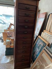 Cassettiera archivio d’epoca ‘9OO