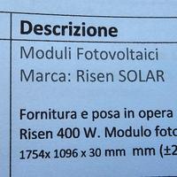 impianto fotovoltaico