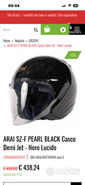 Casco Arai jet Szf taglia S (55-56)