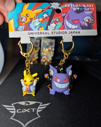 Set Portachiavi Pokémon - Pikachu & Gengar DJ raro