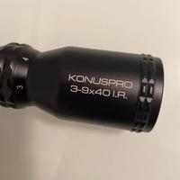 Konus pro 550 3-9x40 reticolo illuminato  2 colori