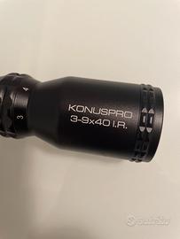 Konus pro 550 3-9x40 reticolo illuminato  2 colori