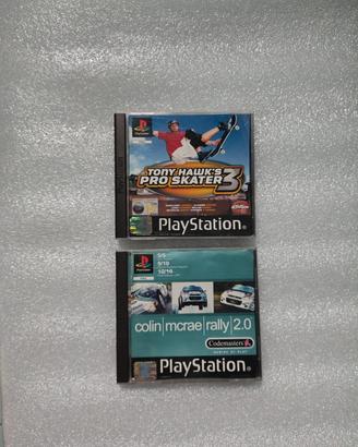 PS1 TONY HAWK 3 e COLIN MCRAE RALLY 2