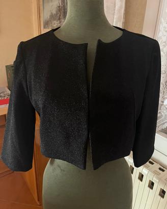 Blazer Rinascimento nero glitterato taglia L