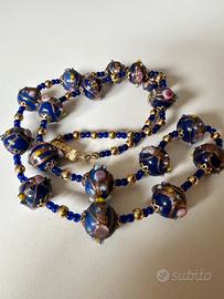 Collana in vetro di Murano torta nuziale