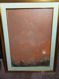 quadro pittura olio Roma