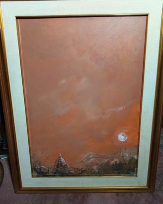 quadro pittura olio Roma