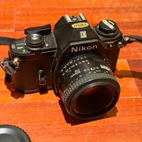 Nikon EM + Obiettivo AF Nikkor 50mm f/1.8