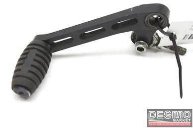 Pedale leva cambio ergal CNC nera Ducati 848 1098 