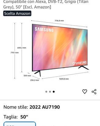 Samsung Smart TV 50 pollici