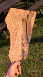 Tagliere in legno di Ulivo e Resina